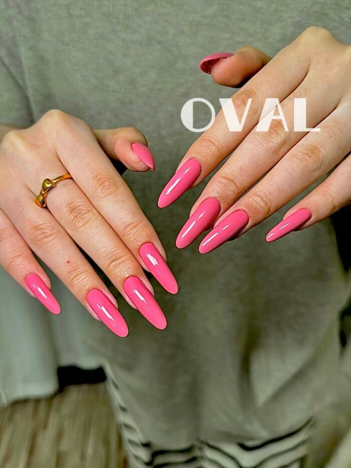 [Cure in 40s with Lamp] Siamese Cat Brown Gradient Gel Nail Wraps (Oval Shape) - 20pcs Self-Adhesive, Instant Hardening Nail Tips - Image 2